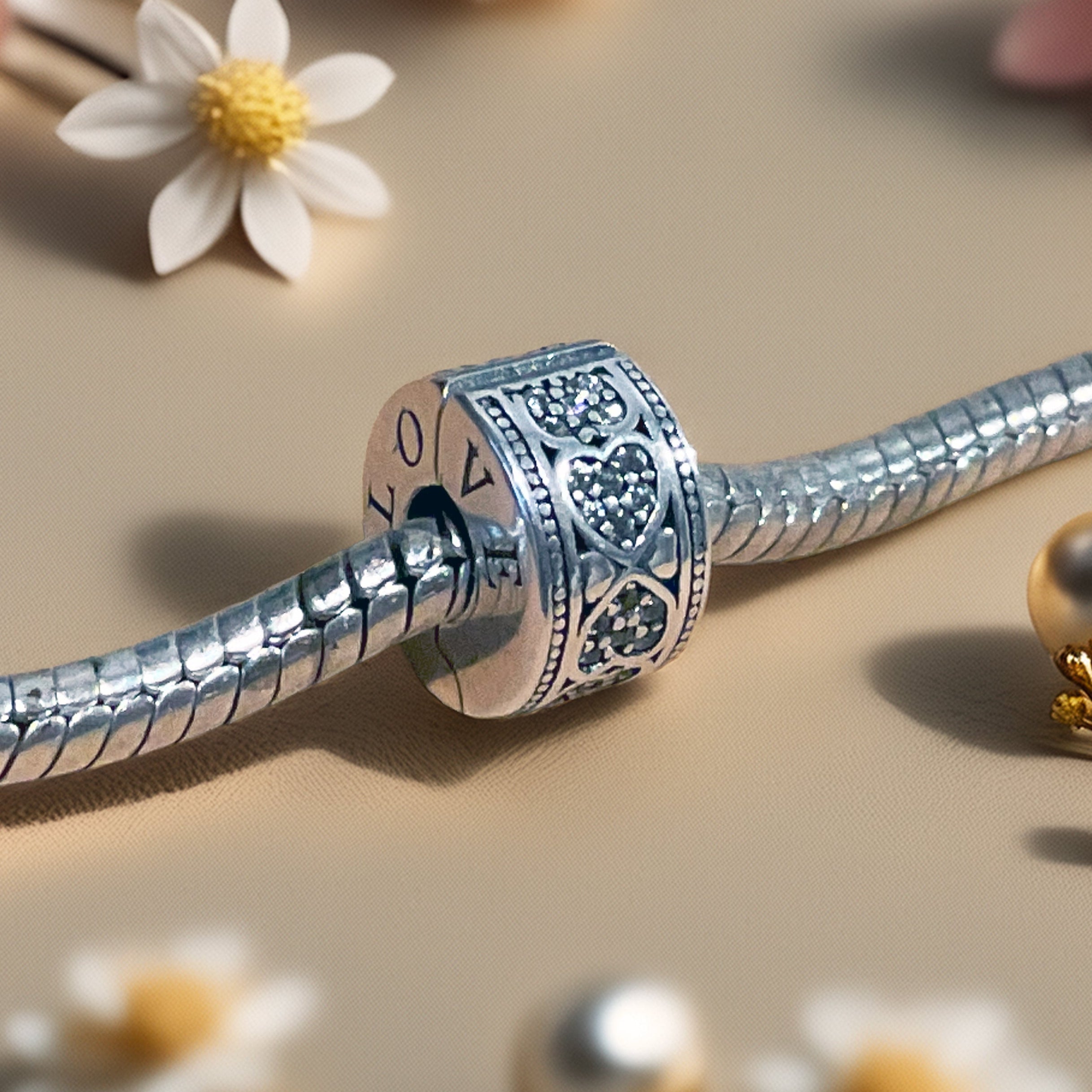 Inspired by Love Clip Charm for Pandora