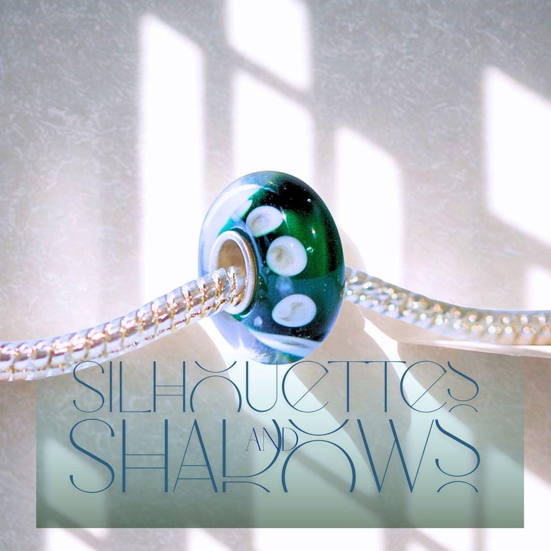Murano Green Glass Charm: Sterling Silver S925 Pandora Compatible