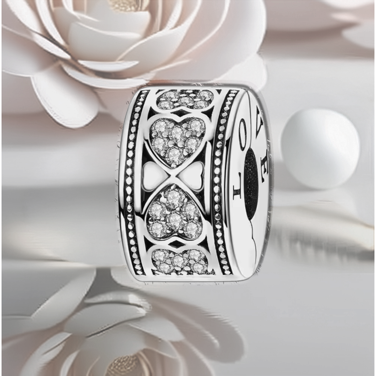 Inspired by Love Clip Charm for Pandora