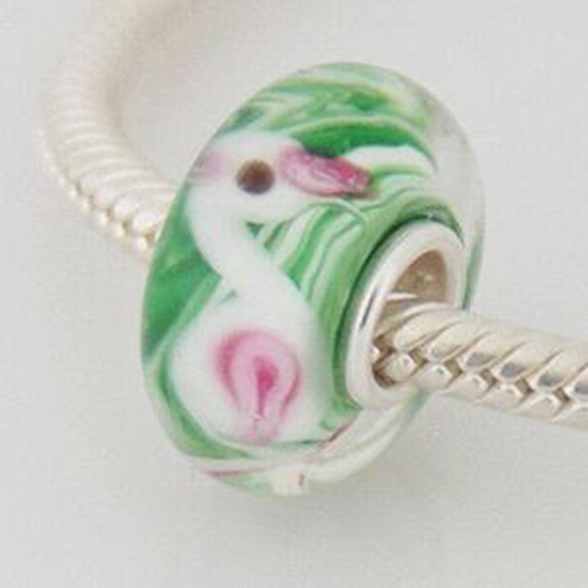 Murano Glass Charm: S925 Sterling Silver Core, Pandora Compatible