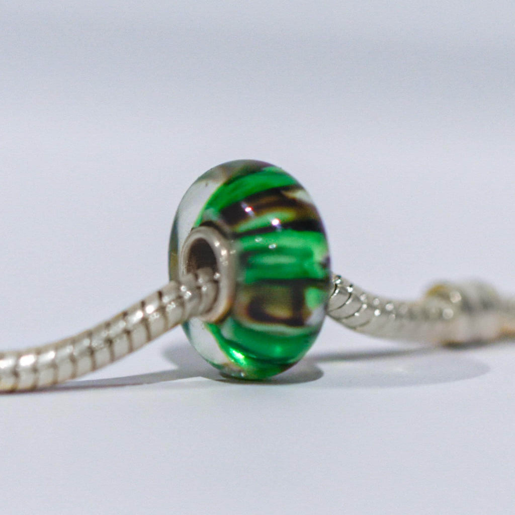 Murano Glass Charm: S925 Sterling Silver, Pandora Compatible - 30% off 3 Charms through 10/6