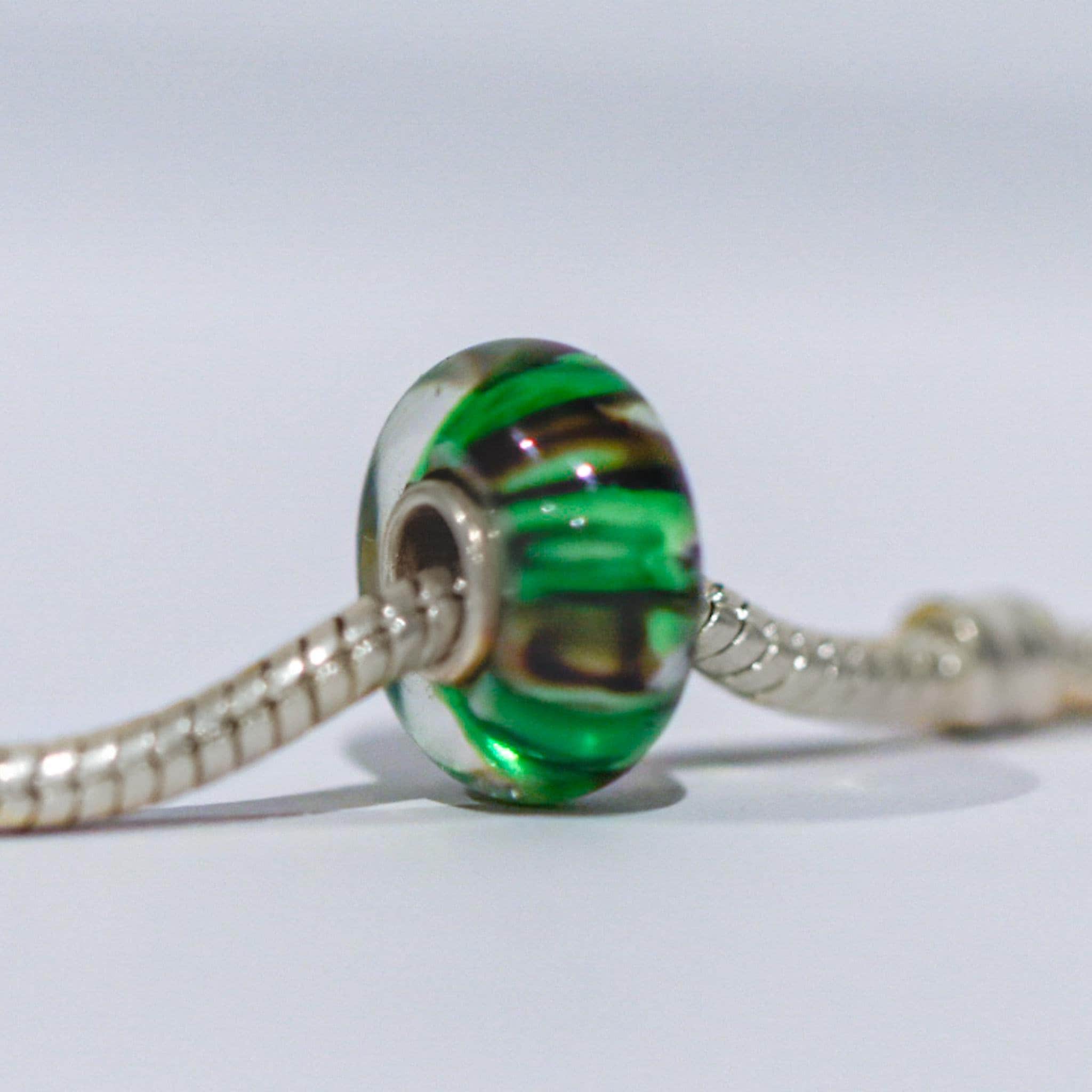 Murano Glass Charm: S925 Sterling Silver, Pandora Compatible - 30% off 3 Charms through 10/6
