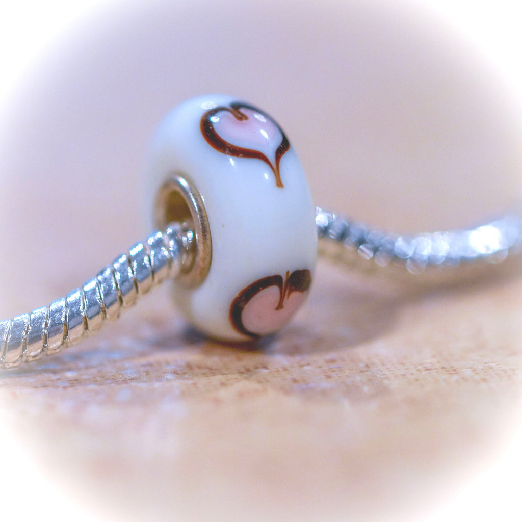 Murano Glass Charm: S925 Sterling Silver Core, Pandora Compatible