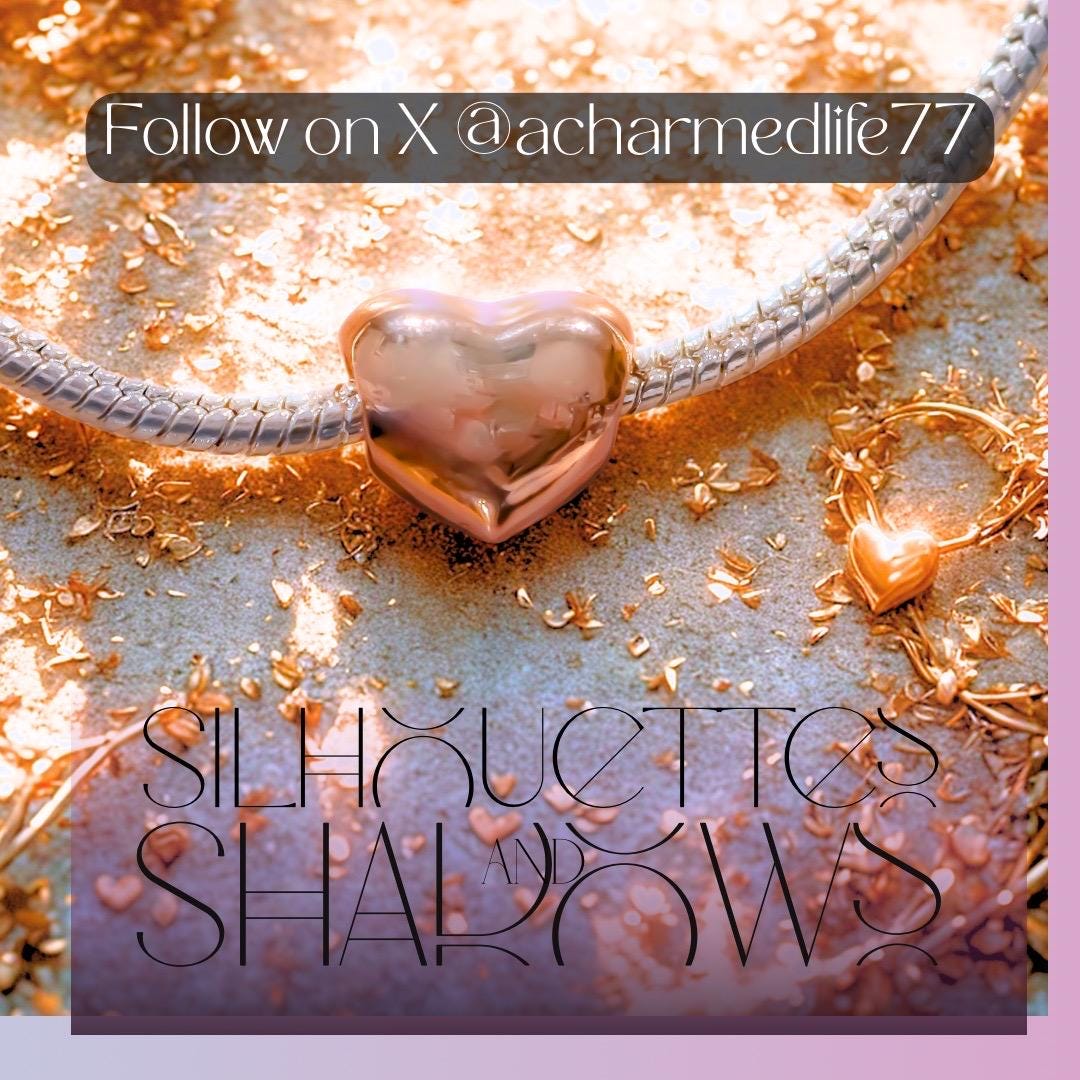 Rose Gold Heart  Charm:  Pandora Compatible